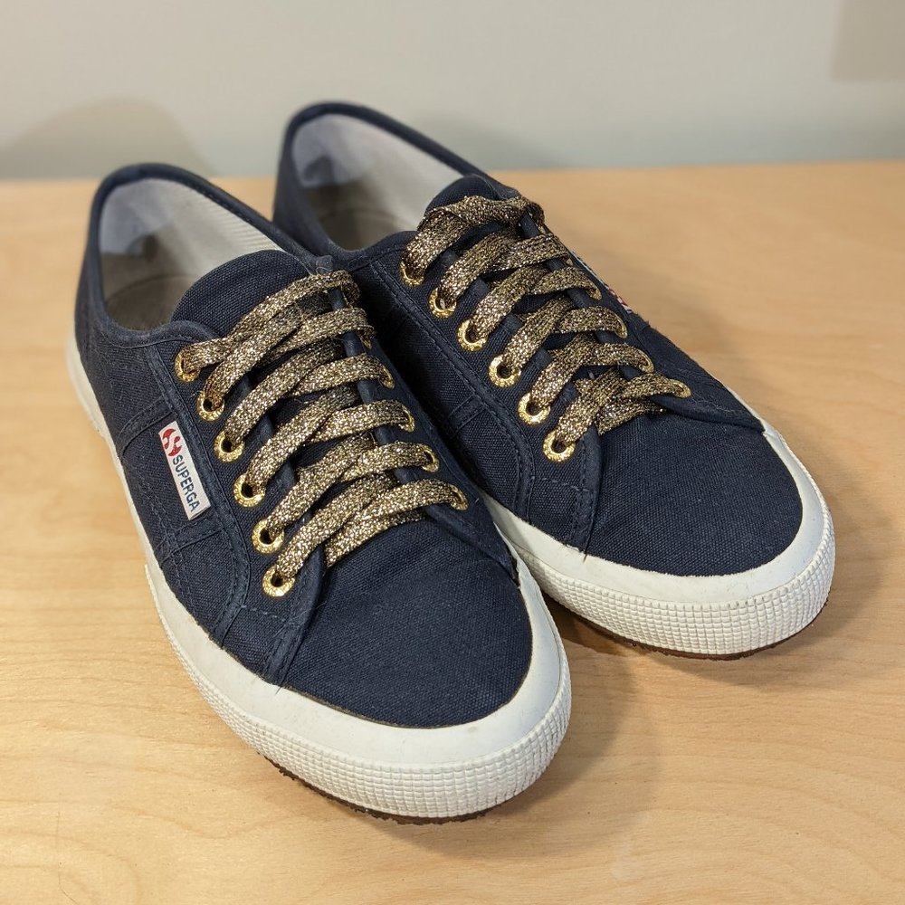 SUPERGA Navy Blue 2750 Cotu Classic Sneakers